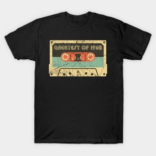 Vintage 1985 Greatest Of 1985 35th birthday Retro Cassette Mixtape 35 yo T-Shirt